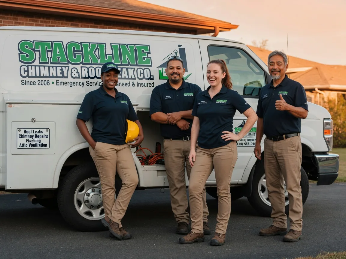Chimney flashing repair company in Auburn, IL